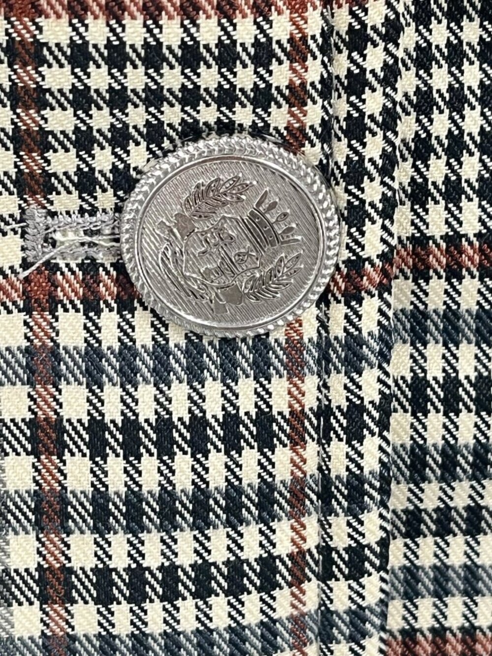 House of Harlow Cropped Plaid Sherpa Jacket Sz XS Y2K Revival Preppy Cozy Glam - Picture 5 of 6